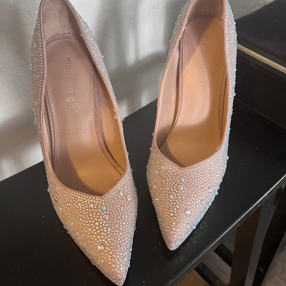 Steve Madden Rhinestone Heels - Picture 3 of 6